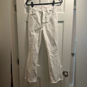 Mother Jeans 
Hustler Ankle Fray
